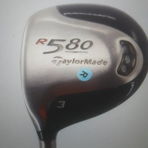 Used Men's TaylorMade R580 Left Hand Fairway Wood Regular Flex 3 Wood