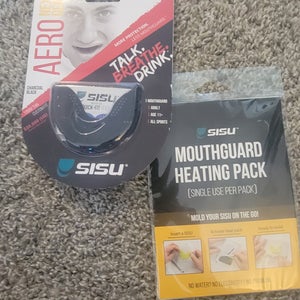 Brand New Sisu Aero Next Gen Black Mouthguard – Unopened