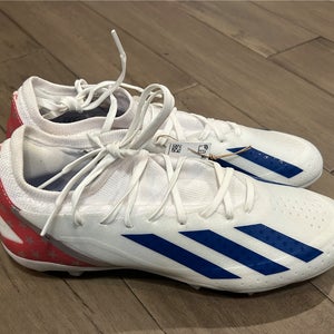 Size 9 Men’s Adidas X Crazyfast USA.3 FG Red White Blue USA Soccer Cleats