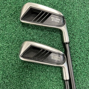 SQUARE STRIKE Iron Set 7 & 8 Iron Men's Right Hand Flex R/S Graphite Shafts