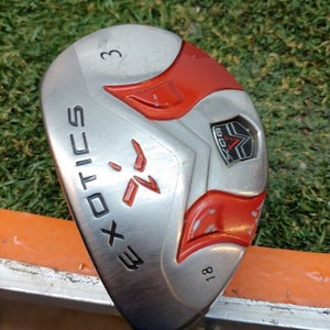 Exotics XCG 18* 3 Hybrid Regular Graphite Shaft Left Handed