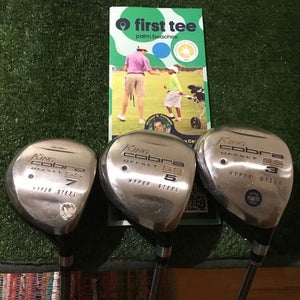King Cobra Ladies Offset SS 3-5-7 Woods Set Graphite Shafts
