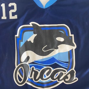 NEW Orcas adult XL game jersey -#12