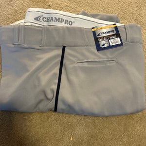 Gray New XL Champro Game Pants