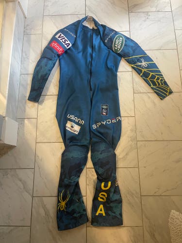 Used Men's Padded Spyder U.S. Ski Team Ski Suit RCS