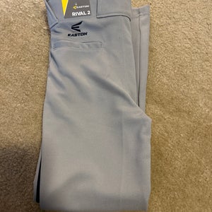 Gray New Medium Easton Game Pants