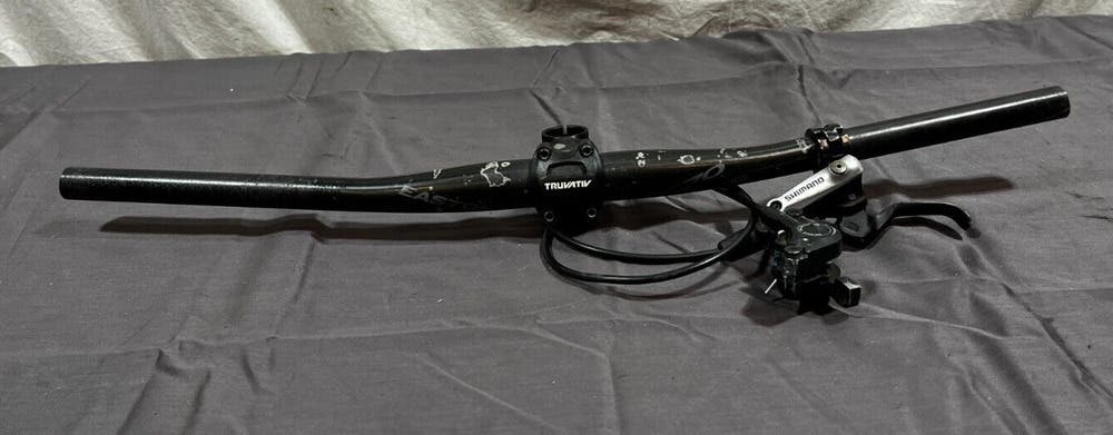 Easton EA70 655mm Carbon Flat Bar Shimano M615 Brake Truvativ