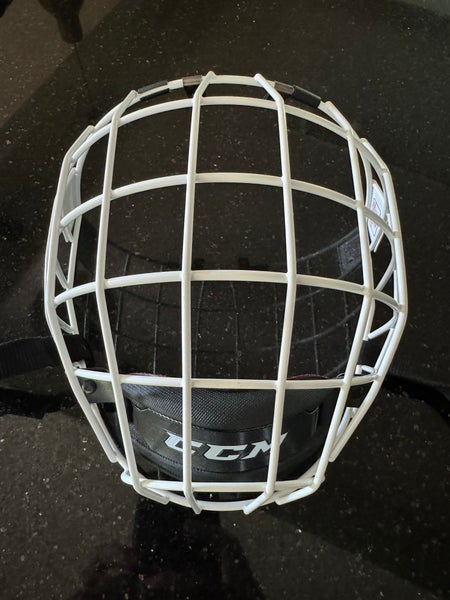 New White CCM Full Cage FM580