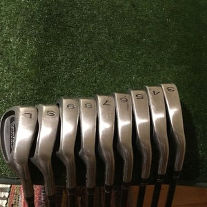 Dynacraft Center Balanced 325L Irons Set 3-9 & SW, LW Stiff Graphite Shafts