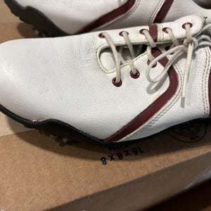 Ladies FOOTJOY LOPRO Size 6.5 Golf Shoes Women's Soft Spikes