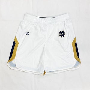 Under Armour Notre Dame Irish 7" Primetime Lacrosse Short Men's L White UJLSP1M