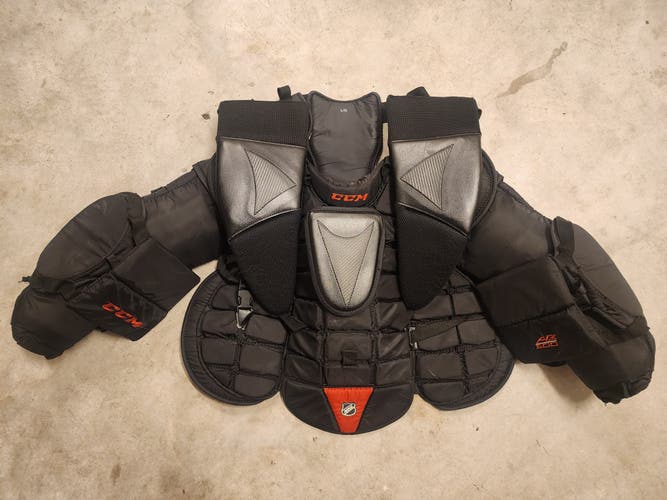 Used Large CCM AB500 Goalie Chest Protector