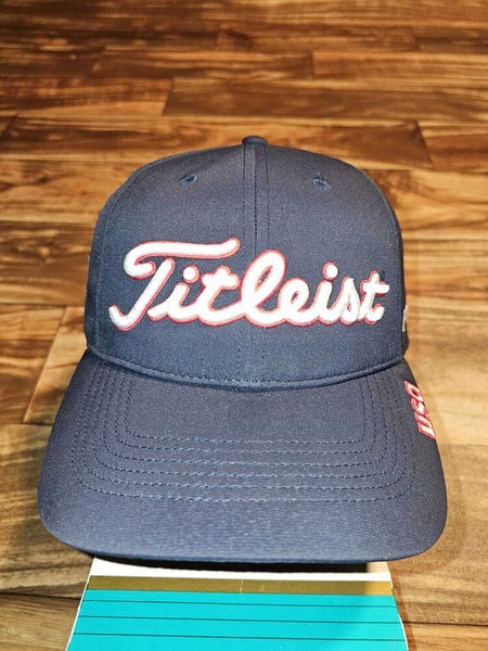 Titleist Golf USA Pro V1 Promo Sports Golf FootJoy Navy Blue Hat Cap Strapback
