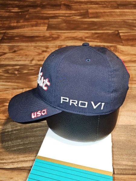 Titleist Golf USA Pro V1 Promo Sports Golf FootJoy Navy Blue Hat Cap Strapback