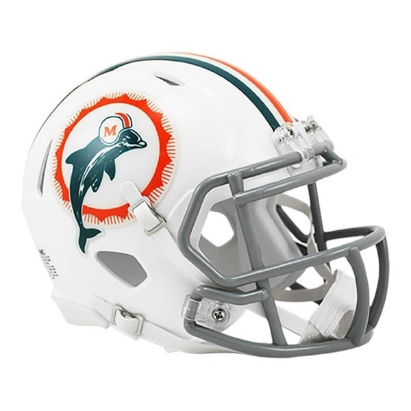 Miami Dolphins Helmet Riddell Replica Mini Speed Style Tribute