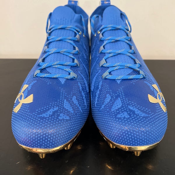 Size 16 Under Armour Spotlight Lux MC Football Cleats Blue UCLA