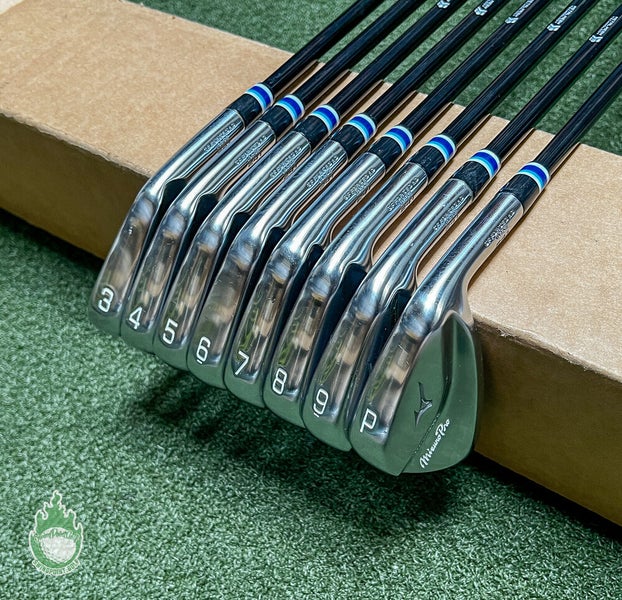 Used RH Mizuno Pro 241 Forged Irons 3-PW 85g Stiff Graphite Golf Set