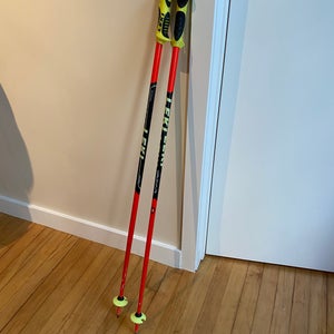 Used 40in (100cm) Leki Racing World Cup Lite SL Ski Poles