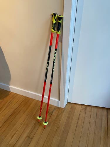 Used 40in (100cm) Leki Racing World Cup Lite SL Ski Poles