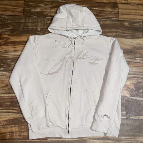 Vintage Split Skateboarding Sweatshirt Hoodie Full Zip Men Size Medium Brown