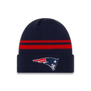 New Era 11239827 Beanie Men's Navy Knit Cuff Logo New England Patriots NFL LW122