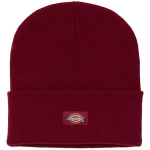 Dickies WH201GI Beanie Men's Aged Brick Knit Fold-Up Cuff Logo Comfort LW119