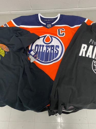 Custom listing - Oilers/Hawks/Raiders