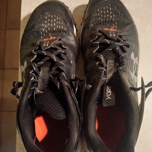 Black Used Size 9.0 (Women's 10) Adult Men's Under Armour Low Top Turf Cleats