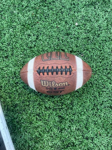 Mudded & Prepped Leather Wilson GST Football