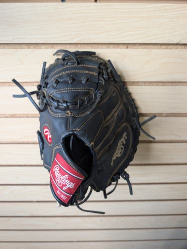 Used Catcher's Left Hand Throw Rawlings Renegade Baseball Glove 32.5"