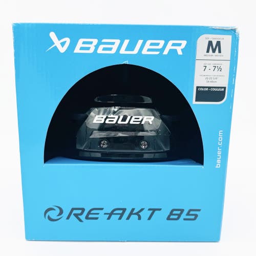 New Bauer Reakt 85 Hockey Helmet-Medium-Black