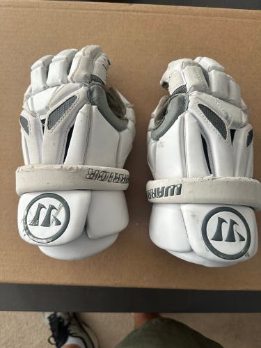 Used  Warrior 12" Burn Lacrosse Gloves