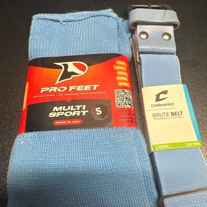 Teal Blue Socks And belt combo