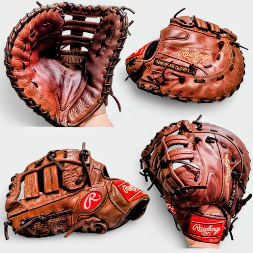 Rawlings Heart Of The Hide Solid Core PROFBSC LHT First Base Mitt - NEW LACES!!!