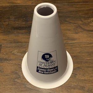New York Giants NFL SUNY Albany Training Camp Autograph Noise Maker Logo Cone 2