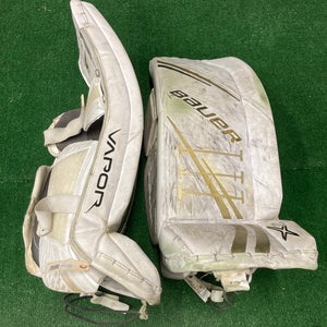 Used Small Intermediate Bauer Vapor 2X Goalie Leg Pads