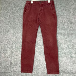 Eddie Bauer X Ilaria Urbinati Mens Pants 34x34 Maroon Hiking Outdoor Limited ^