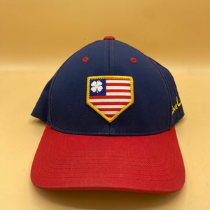Black Clover Live Lucky Rawlings RBC USA Fitted Large/X-Large Golf Hat/Cap