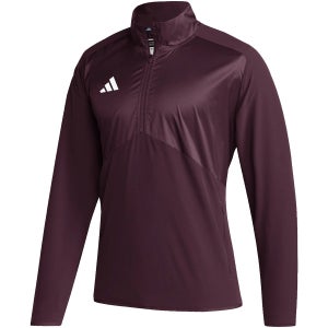 Adidas Men's Medium Sideline Woven 1/4 Zip -- Team Maroon