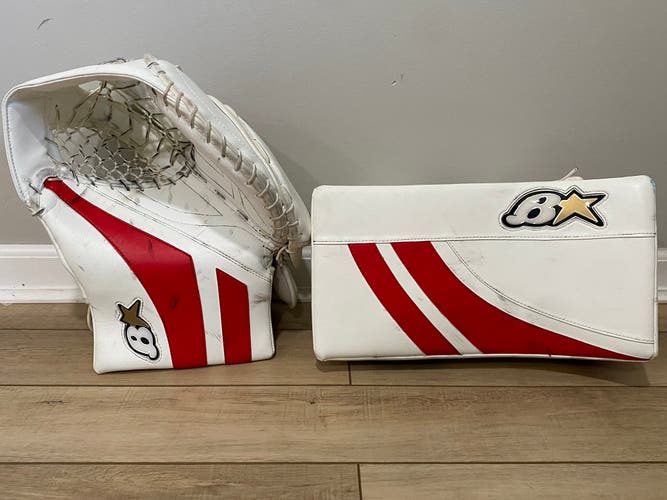 Brian’s G-netick pure goalie glove and blocker