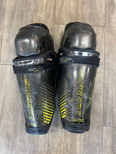 Used Senior Bauer 14"  Supreme 1S Shin Pads