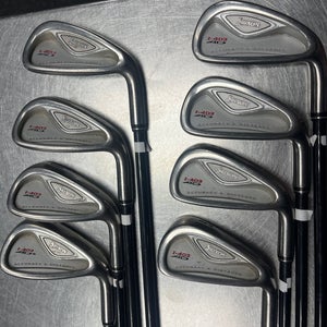 Used Men's Srixon Right Handed Stiff Flex Graphite Shaft i-403 Iron Set