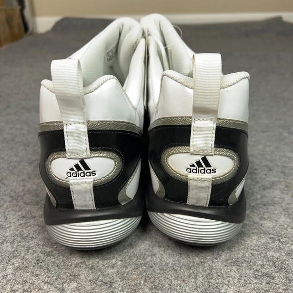Adidas Mens Baseball Cleat 16 White Black Metal Softball Diamond King 9 Meta