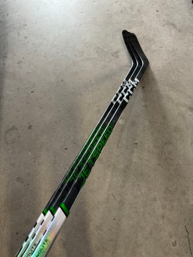 3 Pack NCAA 100 Flex New Senior CCM Left Hand Pro Stock Jetspeed FT6 Pro Hockey Stick