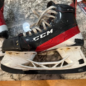 Used Intermediate CCM Regular Width 7.5 JetSpeed FT4 Pro Hockey Skates