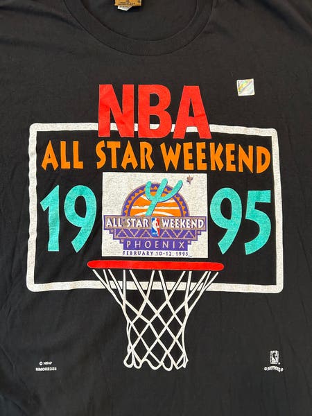 デッドストックSALEM NBAオールスター1995 TシャツXL★N20199 Vintage Nutmeg NBA All Star Weekend 1995 Phoenix T-Shirt
