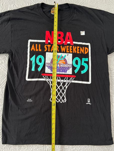 Vintage Nutmeg NBA All Star Weekend 1995 Phoenix T-Shirt Men