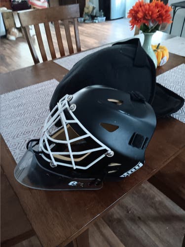 Black Pro Goalie Mask
