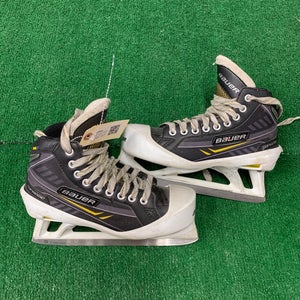 Used Intermediate Bauer Supreme One.7 Hockey Goalie Skates Regular Width Size 5.5