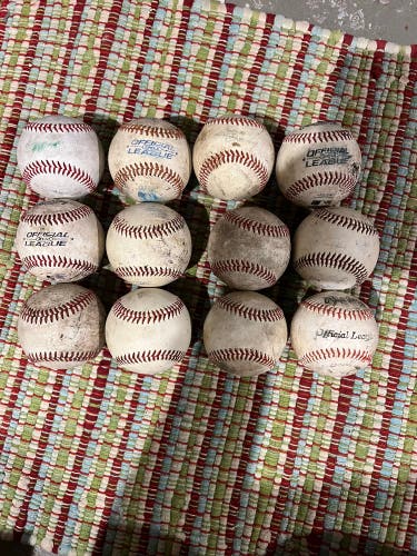12 Pack of Plastic Baseballs